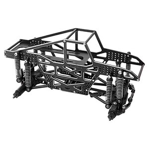 1/24 Furitek Rampart CNC Machined Monster Truck Full Chassis Kit - Green Black FTK-FUR-2118-1