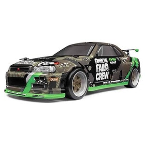 1/18 Micro RS4 Drift Fail Crew Nissan Skyline R34 GT-R Ready To Run with Battery and Charger