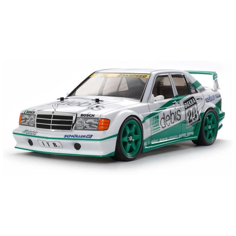 1/10 RC Tamiya TT-01E Mercedes-Benz 190E Debis Evo II Team Zakspeed Kit w/ Hobbywing THW 1060 ESC TAM58656-60A