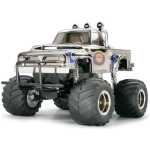 1/12 Tamiya RC Midnight Pumpkin Metallic Kit TAM58365-60A - tamiya-1-12-midnight-pumpkin Large RC monster truck with four oversized tires and metallic body, RC Car World product.