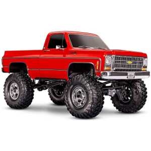 1/10 TRX-4 Scale and Trail Crawler with 1979 Chevrolet K10 Truck Body 4WD Electric Truck - Red 92056-4-RED