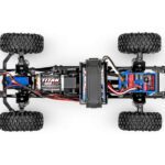 1/18 TRX-4M Scale and Trail Crawler with Land Rover Defender Body 4WD Electric Truck - Blue 97054-1-BLUE - 97054-1-1-18th-defender-chassis-overhead__53655 1/18 TRX-4M Scale and Trail Crawler with Land Rover Defender Body 4WD Electric Truck - Blue 97054-1-BLUE