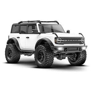 1/18 TRX-4M Scale and Trail Crawler with Ford Bronco Body 4WD Electric Truck - White 97074-1-WHT