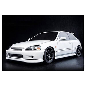 1/10 TCR-FF FWD Brushed RTR Touring Car w/Honda EK9 Body - White