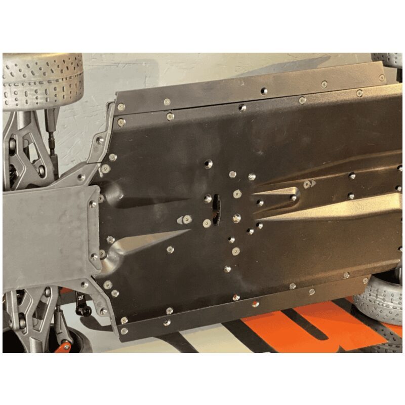 Side Skirt With Body Lock Aluminum Black