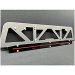 Rear Wing Adjustible Black XO-1 STO1012BL