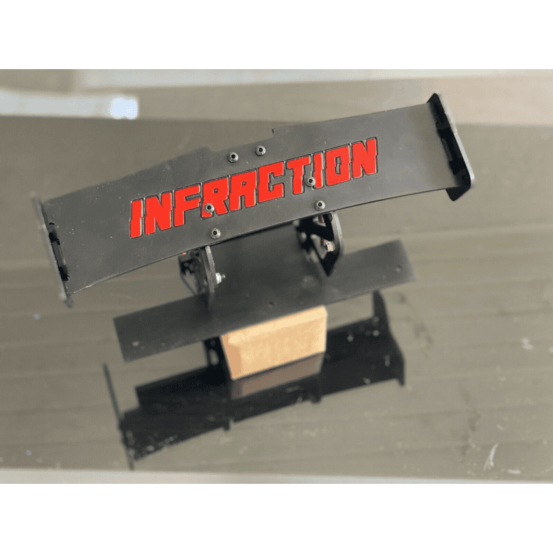 Arrma Infraction Rear Wing Active Spoiler Black - RC Car World (Hobby ...