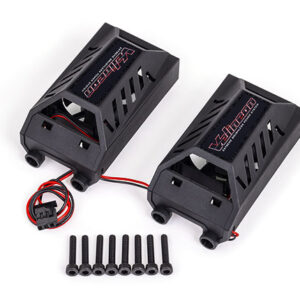 Traxxas Dual cooling fan kit low profile (with shroud) (fits #3491 motor) TRA3474X