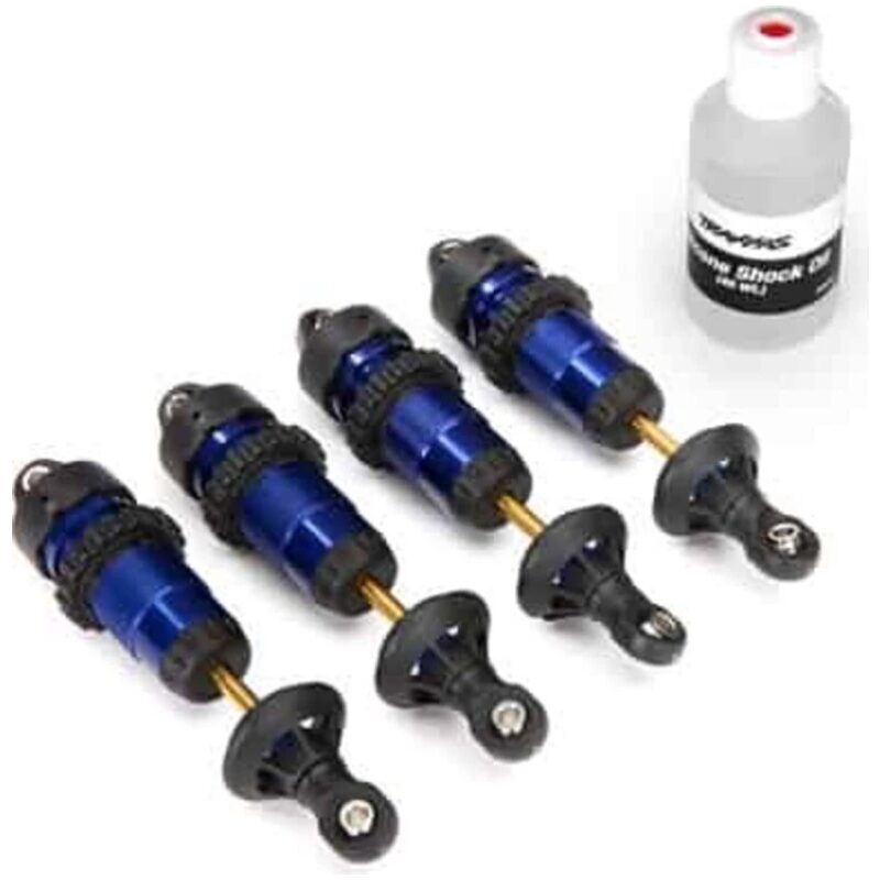 High-performance RC shock absorbers with oil for RC cars and trucks.