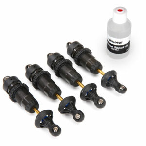 Traxxas GTR Hard Anodized Alum Shocks w/TiN Shafts (4) TRA5460X