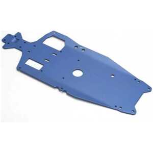 Traxxas Chassis 6061-T6 aluminum (3mm) (blue anodized)/ adhesive foam pad (1) TRA5522