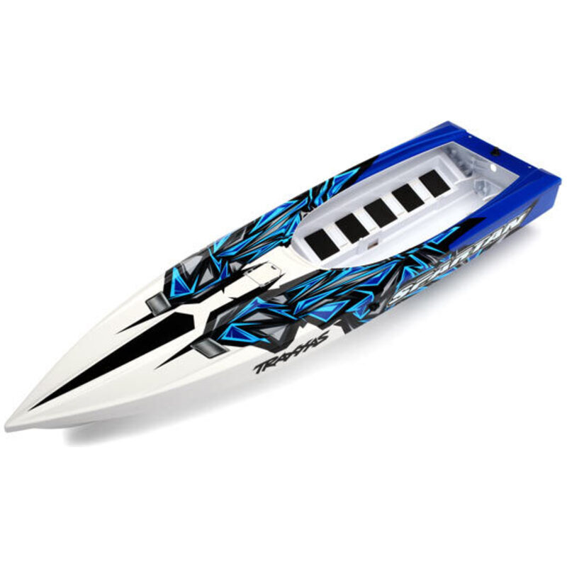 Traxxas Hull Spartan Blue Graphics Fully Assembled Body Pre-Painted