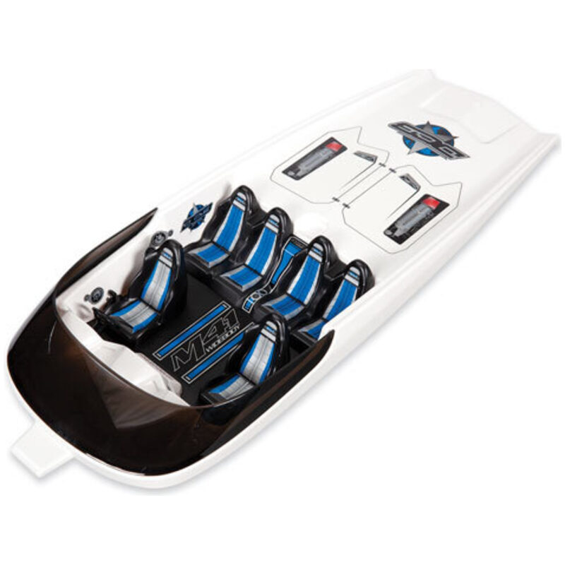 Traxxas Hatch DCB M41 white (no graphics)/ decal sheet TRA5787