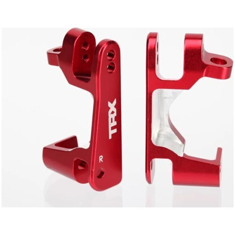 Traxxas Caster blocks (c-hubs) 6061-T6 aluminum (red-anodized) left and right TRA6832R - 6832r Traxxas Caster blocks (c-hubs) 6061-T6 aluminum (red-anodized) left and right TRA6832R