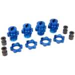 Traxxas Wheel Hubs Splined 17mm Short (Blue) (4) (Slash 4WD) TRA6856X - 6856x Traxxas Wheel Hubs Splined 17mm Short (Blue) (4) (Slash 4WD) TRA6856X