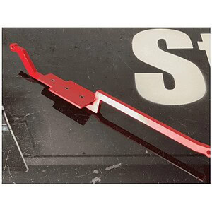 Stupid RC Center Brace Bar And Esc Mount Red STP1116R