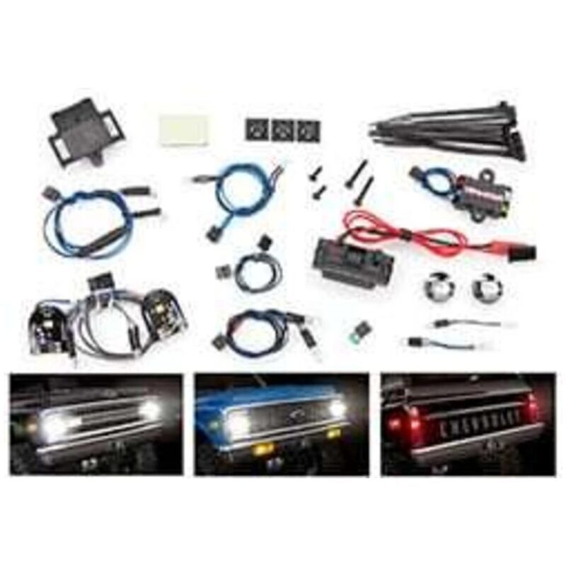 Traxxas LED Light Set Complete w/Power Supply (Fits #9111/9112 Body) TRA8090