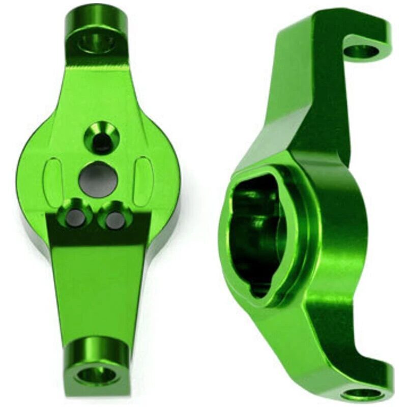 Traxxas Caster blocks 6061-T6 aluminum (green-anodized) left and right TRA8232G