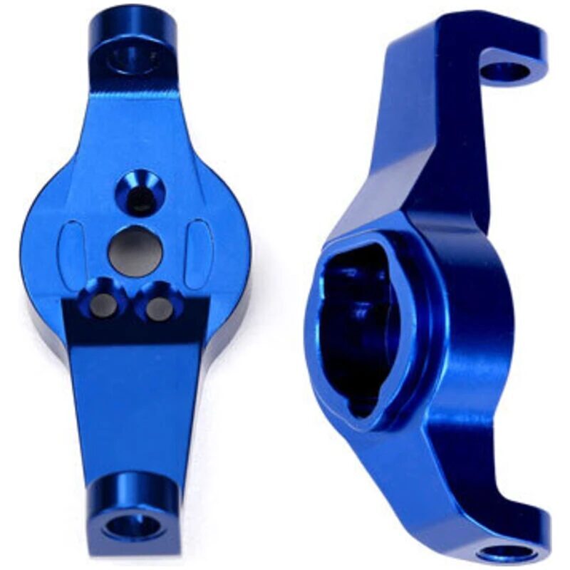 Traxxas Caster blocks 6061-T6 aluminum (blue-anodized) left and right TRA8232X