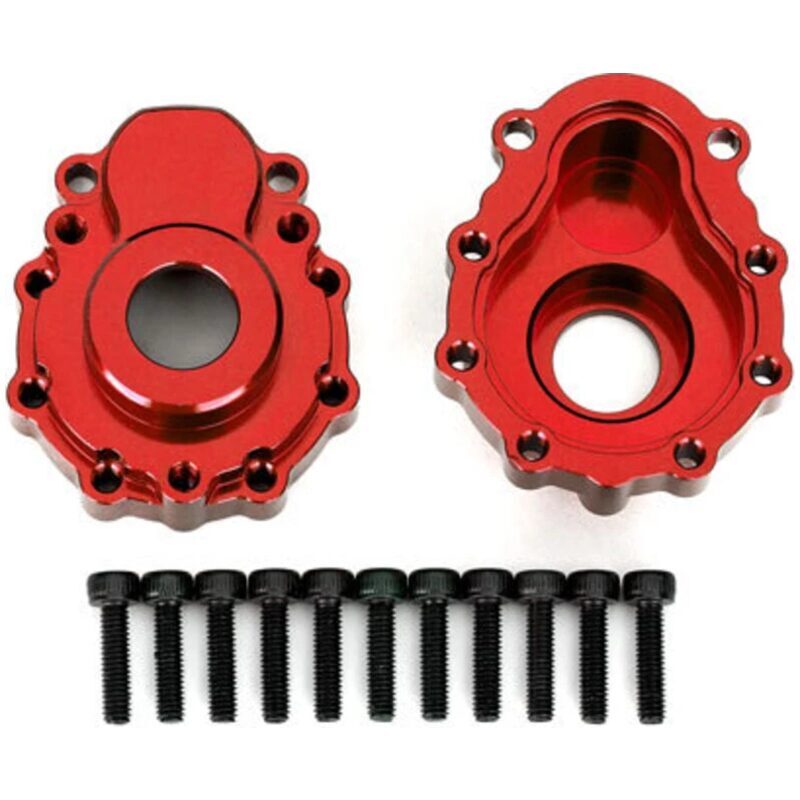 Traxxas Portal housings outer 6061-T6 aluminum (red-anodized) (2)/ 2.5x10 CS (12) TRA8251R - 8251r Traxxas Portal housings outer 6061-T6 aluminum (red-anodized) (2)/ 2.5x10 CS (12) TRA8251R