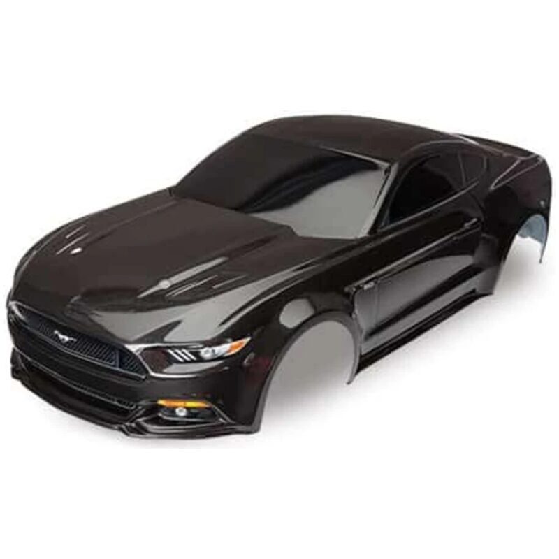 Traxxas Body Ford Mustang black (painted decals applied) TRA8312X