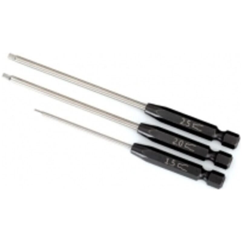 Traxxas Speed Bit Set hex driver 3-piece straight (1.5mm 2.0mm 2.5mm) 1/4 drive TRA8715