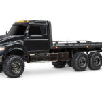 1/10 TRX-6 6x6 Ultimate RC Hauler Flatbed Tow Truck With Pro Scale Winch Black