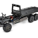 1/10 TRX-6 6x6 Ultimate RC Hauler Flatbed Tow Truck With Pro Scale Winch Black