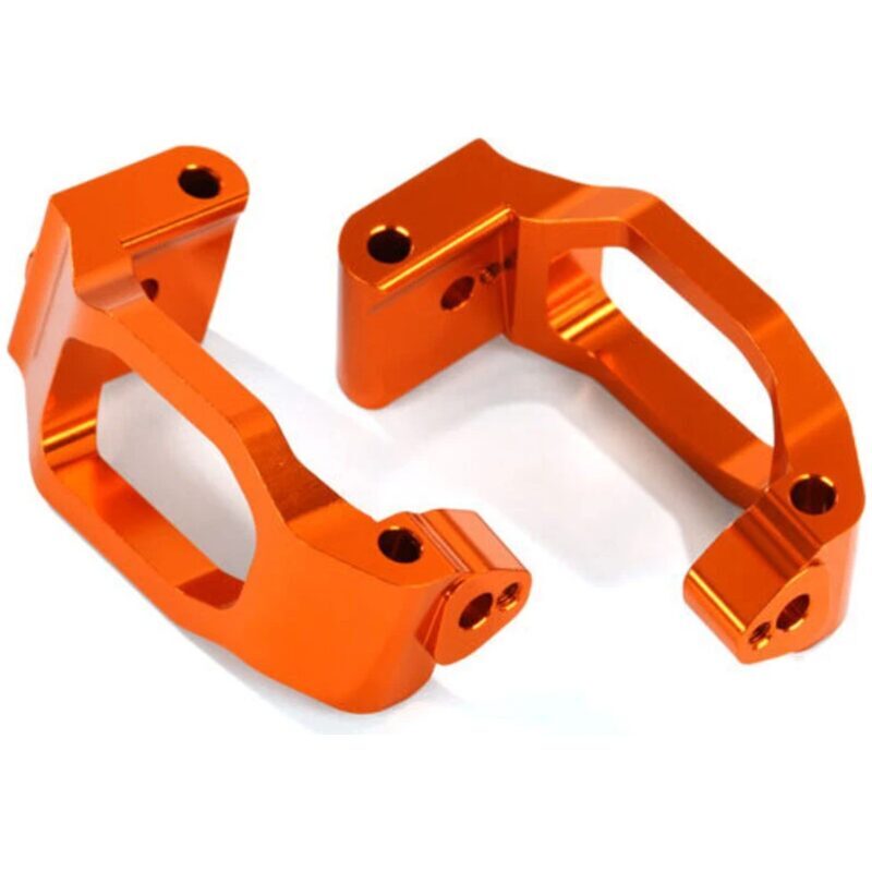 Traxxas Caster Blocks (C-Hubs) 6061-T6 Alum (Orange) TRA8932A