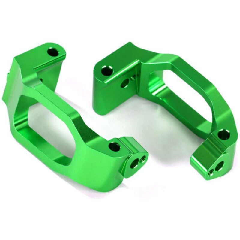 Traxxas Caster Blocks (C-Hubs) 6061-T6 Alum (Green) TRA8932G