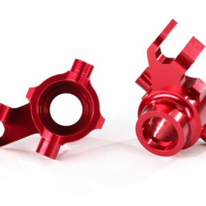 Traxxas Steering blocks 6061-T6 aluminum (red-anodized) left and right TRA8937R