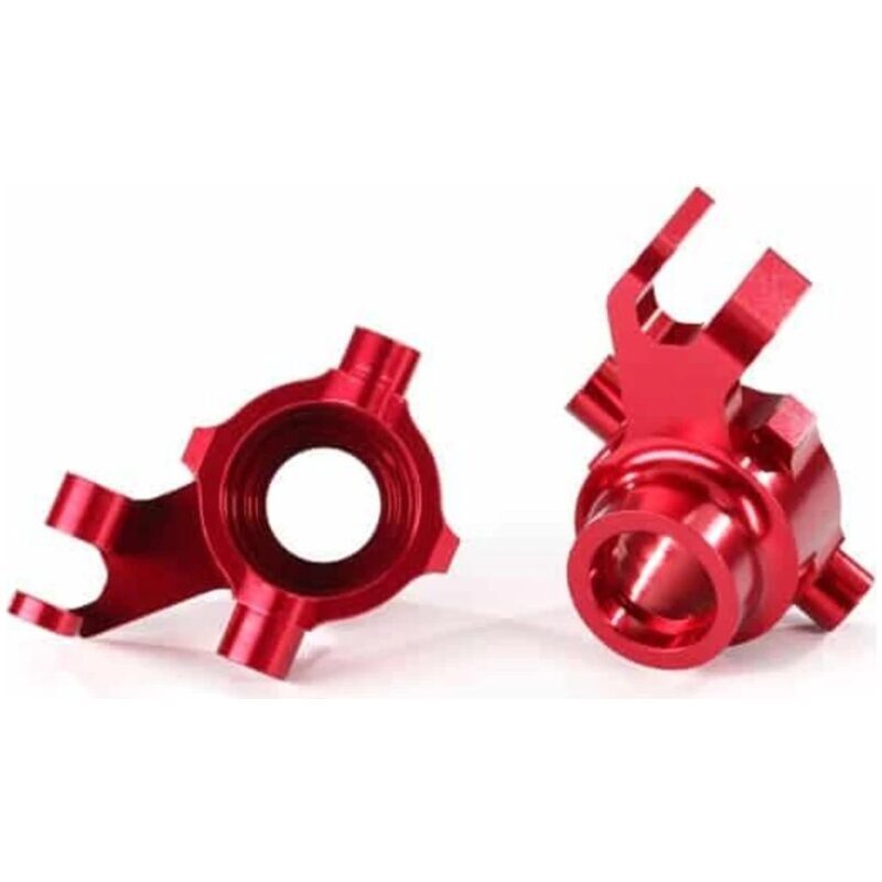 Traxxas Steering blocks 6061-T6 aluminum (red-anodized) left and right TRA8937R