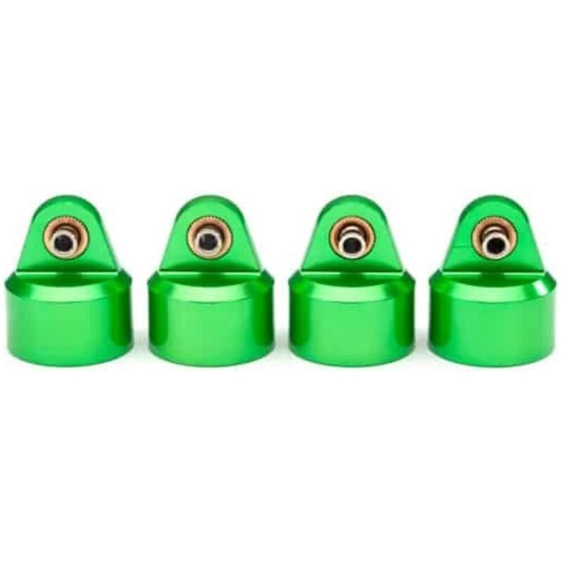 Traxxas Shock caps aluminum (green-anodized) GT-Maxx shocks (4) TRA8964G
