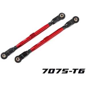 Traxxas Toe Links Front (TUBES Red 7075-T6 Alum) (WideMaxx Kit) TRA8997R