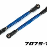 Traxxas Toe Links Front (TUBES Blue 7075-T6 Alum) (WideMaxx Kit) TRA8997X