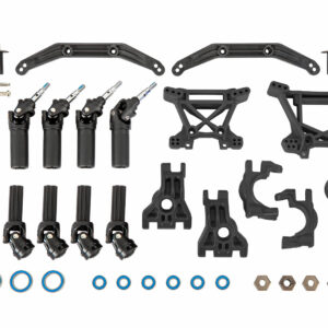 Traxxas Outer Driveline and Suspension Upgrade Kit extreme heavy duty black TRA9080
