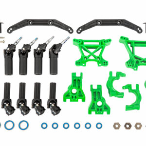 Traxxas Outer Driveline and Suspension Upgrade Kit extreme heavy duty green TRA9080G