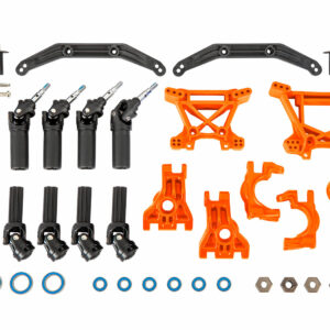 Traxxas Outer Driveline and Suspension Upgrade Kit extreme heavy duty orange TRA9080T