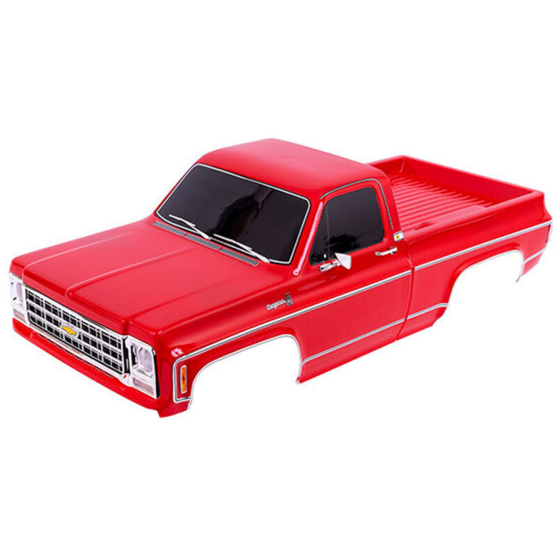Traxxas Chevrolet K10 Truck 1979 Complete Red Body Pre-Painted