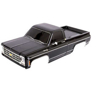 Traxxas Chevrolet K10 Truck 1979 Complete Black Body Pre-Painted