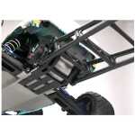 Traxxas Wheelie bar black (assembled)/ wheelie bar mount TRA9460 - 9460-installed Traxxas Wheelie bar black (assembled)/ wheelie bar mount TRA9460