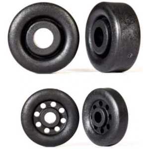 Traxxas Wheels wheelie bar black (26mm (2) 18mm (2))