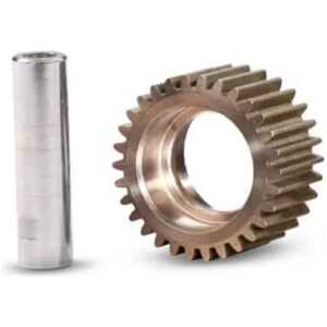 Traxxas Idler gear 30-tooth/ idler gear shaft (steel) TRA9492