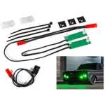 Traxxas Front LED Light Set Complete (Green) TRA9496G