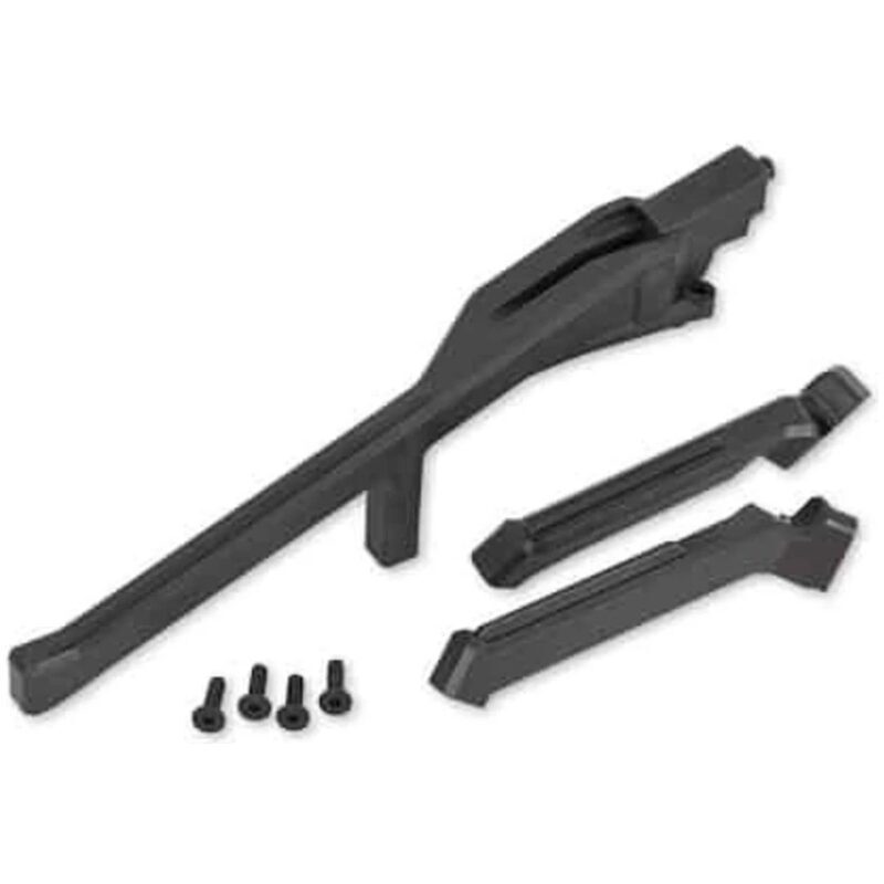 Traxxas Chassis braces (rear (1) rear tower (2))/ 4x15 CCS (4) TRA9521