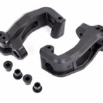 Traxxas Caster blocks (c-hub) left and right/ kingpin bushings (4) TRA9532