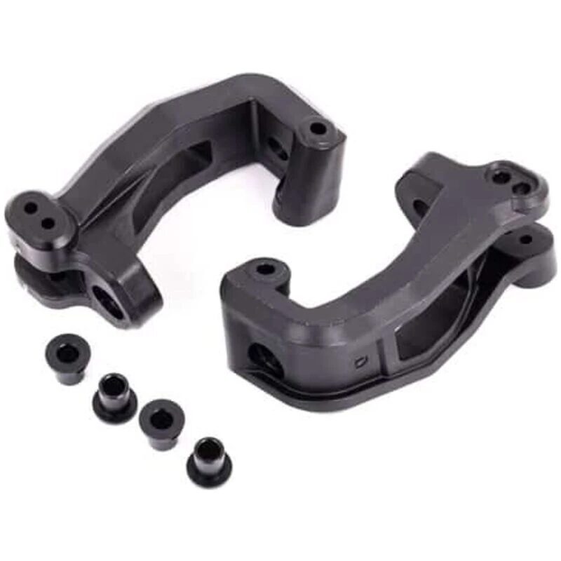 Traxxas Caster blocks (c-hub) left and right/ kingpin bushings (4) TRA9532