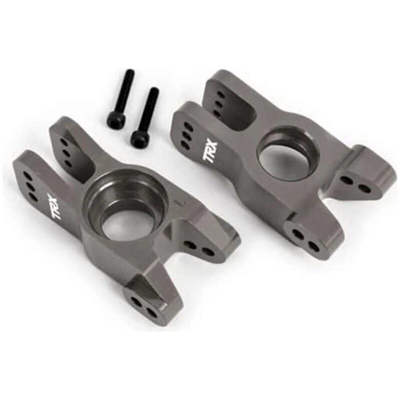 Traxxas Stub Axle Carriers 6061-T6 Alum (Left/Right) - Dark Titanium TRA9552A