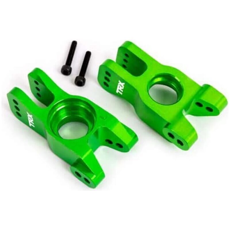 Traxxas Stub Axle Carriers 6061-T6 Alum (Left/Right) - Green TRA9552G