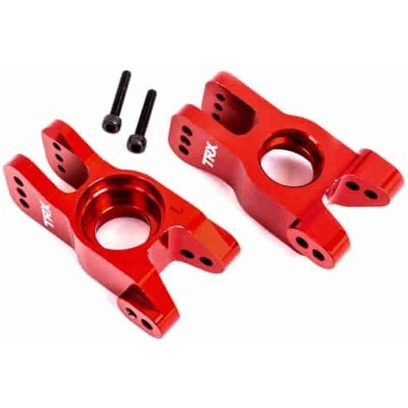 Traxxas Stub Axle Carriers 6061-T6 Alum (Left/Right) - Red TRA9552R